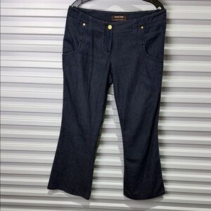 Roberto Cavalli Dark Blue Flare Jeans 46